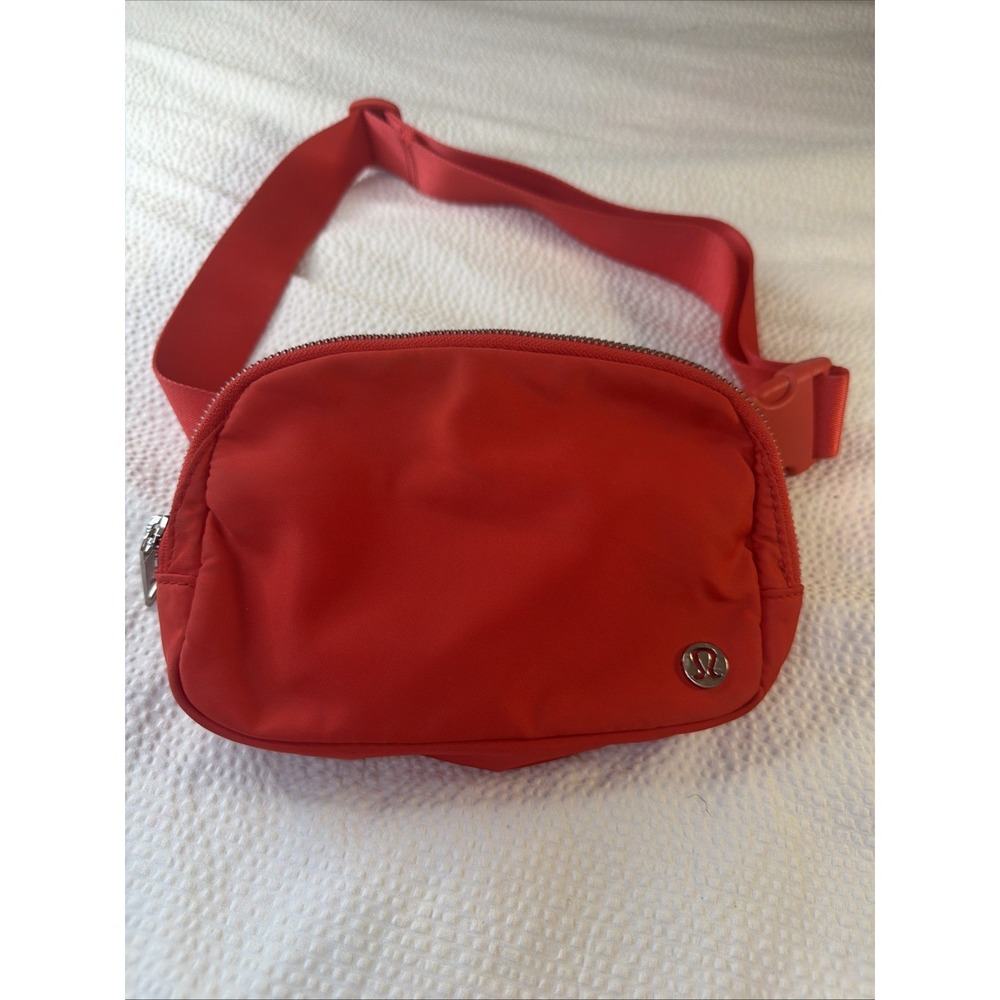 lululemon Everywhere Belt Bag Red  Nylon Fanny Pack Crossbody